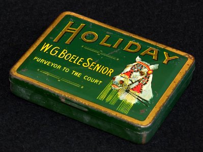 Holiday sigaren WG Boele Senior blikje, foto2