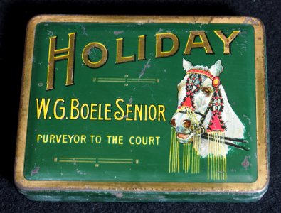 Holiday WG Boele Senior sigarenblikje, foto 2