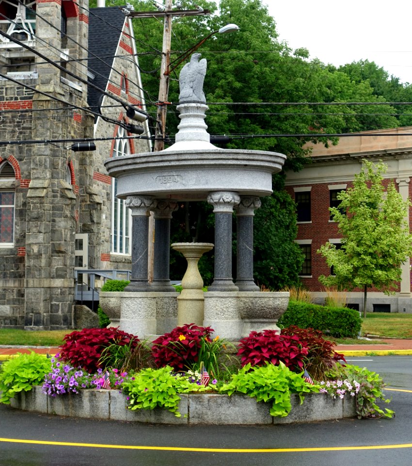 Holt Memorial Fountain - Stafford Springs, Connecticut - DSC04226