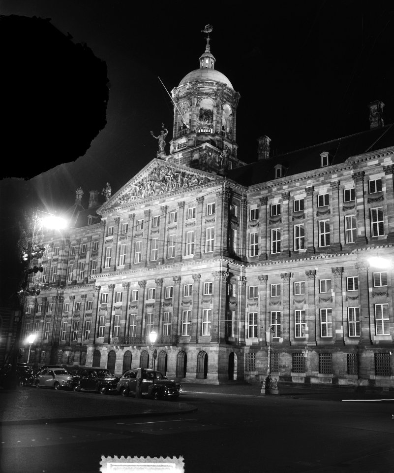 Holland Festival verlichting Amsterdam Koninklijk Paleis, Bestanddeelnr 905-7829