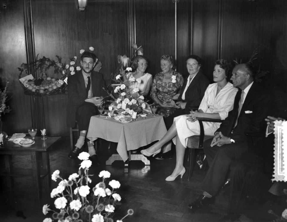 Honderdvijftig jarig bestaan fa. Dankmeyuer & Ronday Amsterdam. Receptie ICC, Bestanddeelnr 907-9189