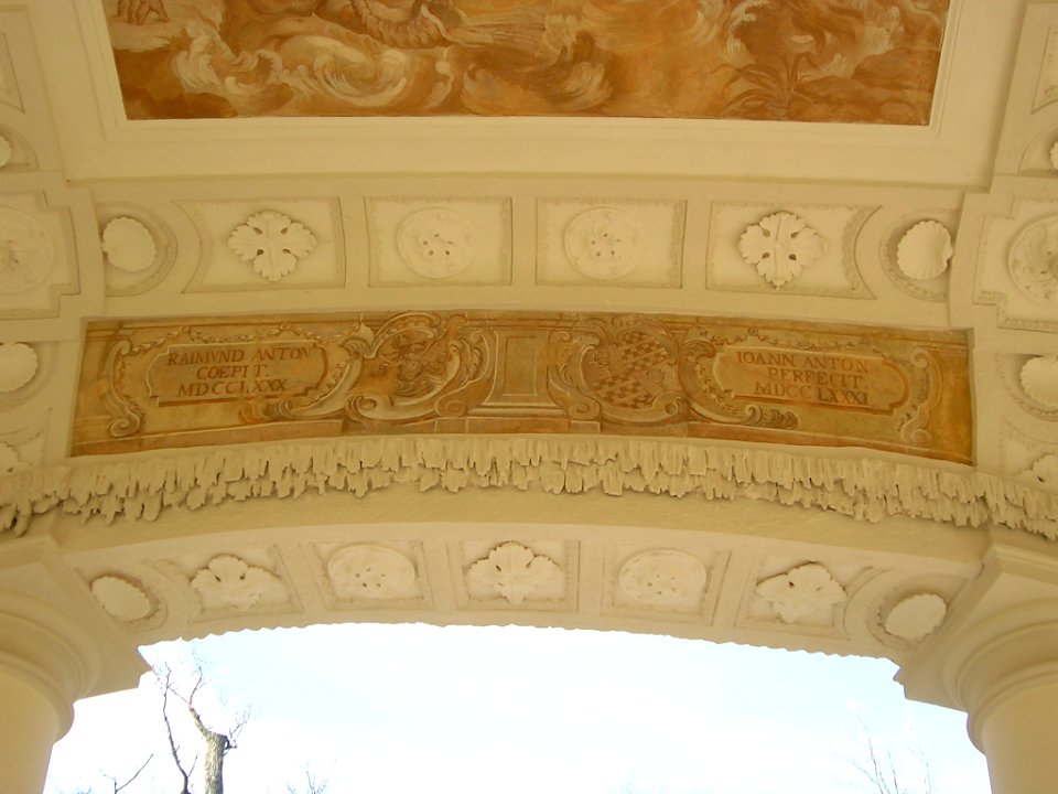Hofgarten Eichstätt -Fresko Pavillon Mitte 03-rNM (1)