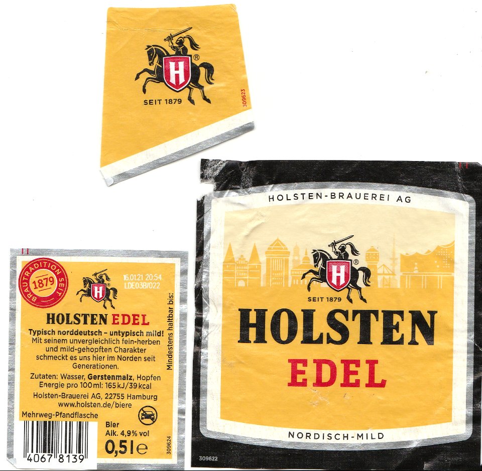 Holsten Brauerei - Holsten Edel 0,5l