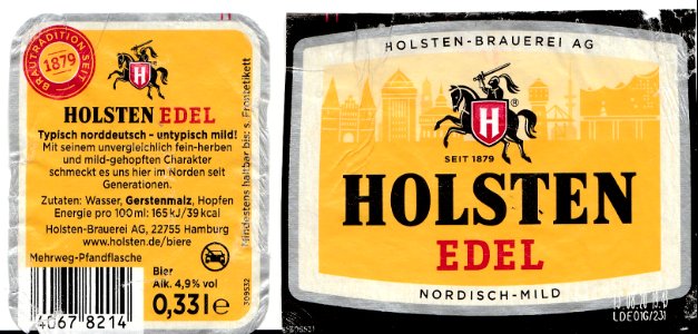 Holsten Brauerei - Holsten Edel