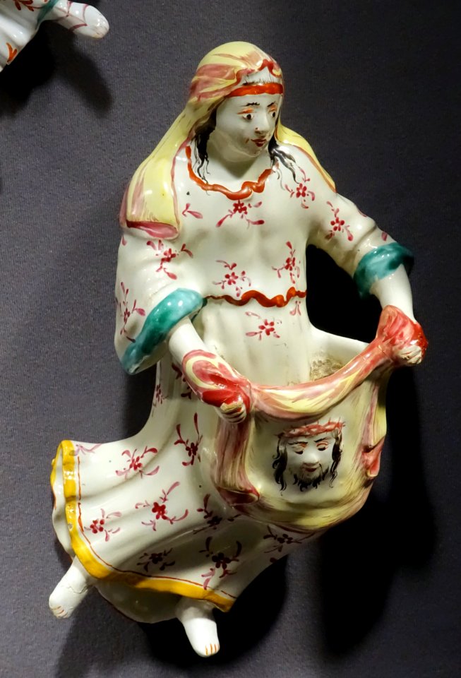 Holy water container, Slovakia, Holic, 1746-1800, ceramic - Museum of Anthropology, University of British Columbia - DSC08845