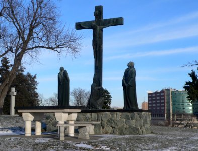 Holy Sepulchre Cemetery, Omaha, crucifixion 1