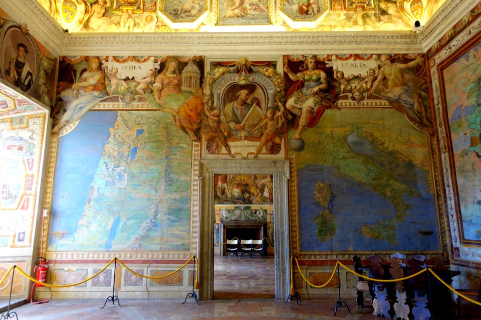 Holy Land and Italy - Room of Maps - Villa Farnese - Caprarola, Italy - DSC02400