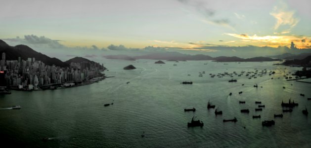 Hong Kong Sunset Color