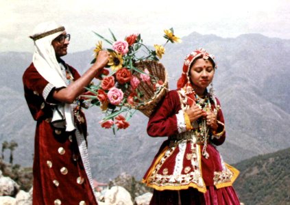 Honeymooning couple at Gun hill in Mussoorie 02 photo