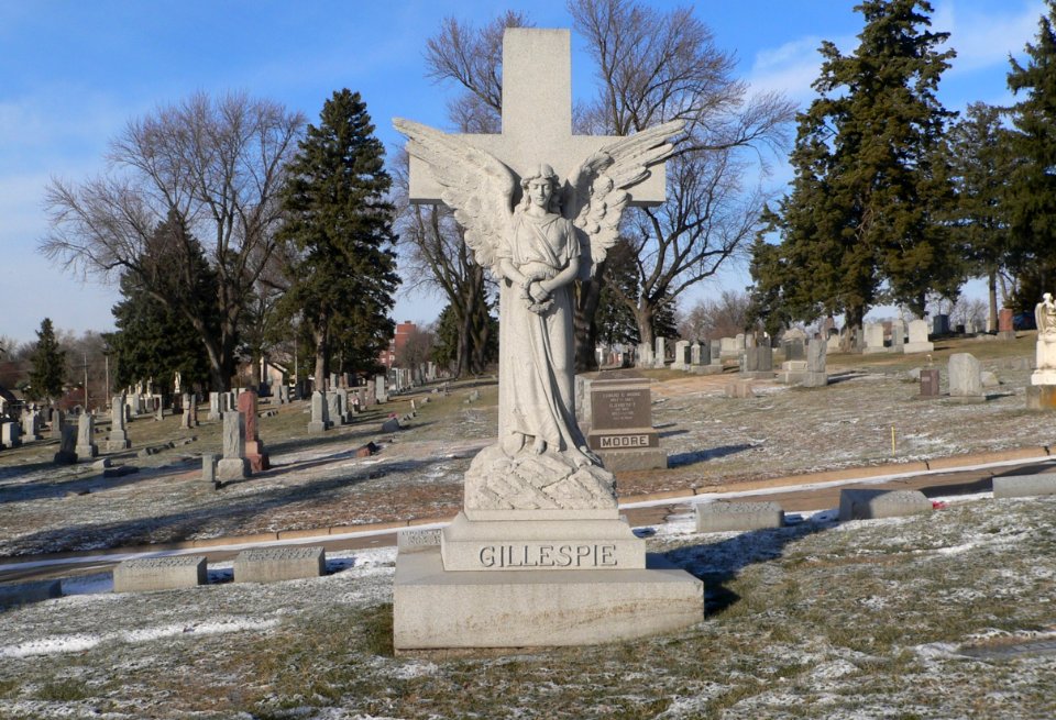 Holy Sepulchre Cemetery, Omaha, Gillespie monument