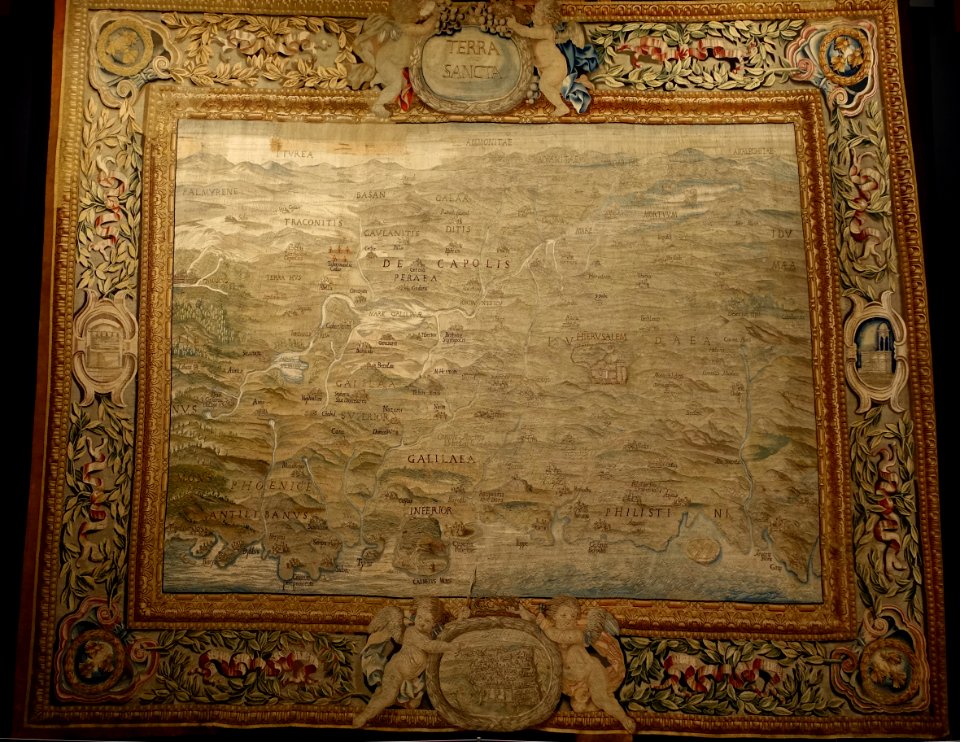 Holy Land , from the Life of Christ, Barberini Tapestries, Rome, 1644-1656 - Jordan Schnitzer Museum of Art, University of Oregon - Eugene, Oregon - DSC09438