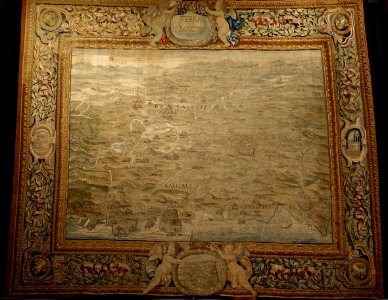 Holy Land , from the Life of Christ, Barberini Tapestries, Rome, 1644-1656 - Jordan Schnitzer Museum of Art, University of Oregon - Eugene, Oregon - DSC09438