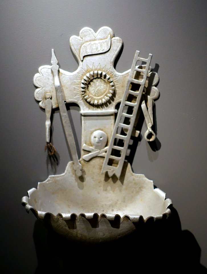 Holy water font, Germany, World War I, 1914-1918 AD, aluminum - Braunschweigisches Landesmuseum - DSC04711