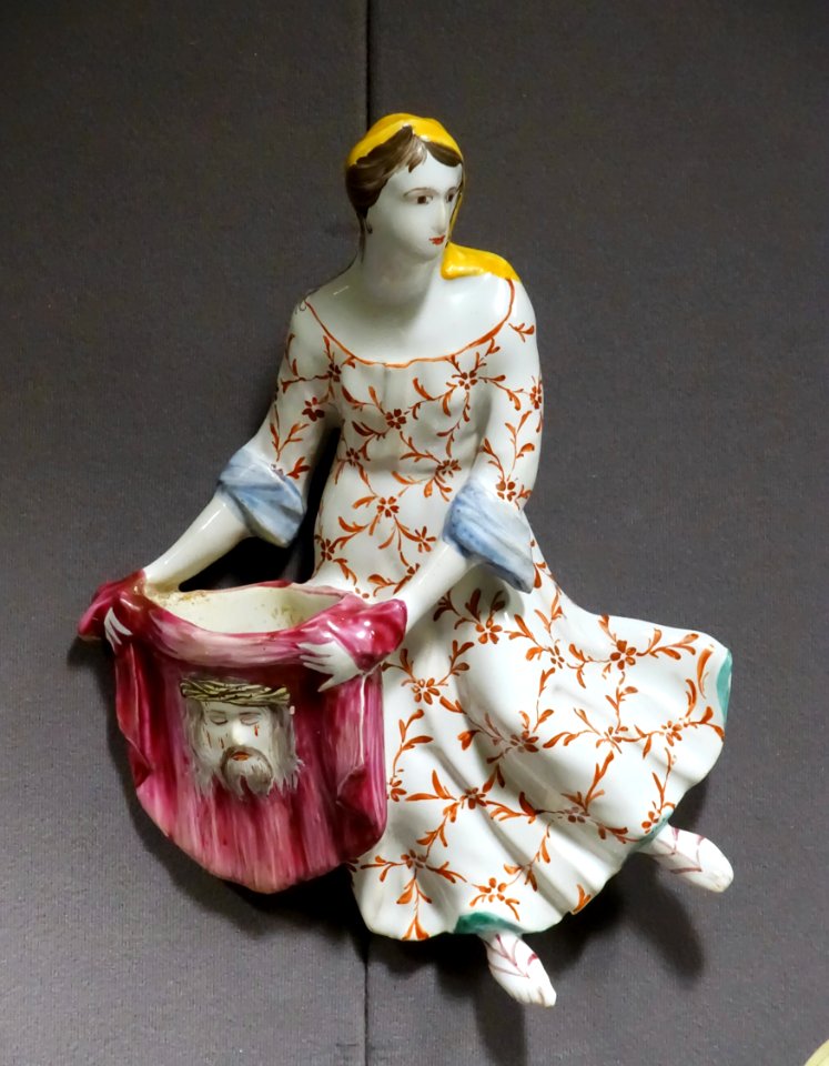 Holy water container, Slovakia, Holic, 1746-1800, ceramic - Museum of Anthropology, University of British Columbia - DSC08843