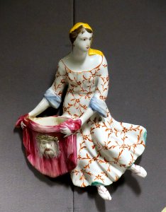 Holy water container, Slovakia, Holic, 1746-1800, ceramic - Museum of Anthropology, University of British Columbia - DSC08843