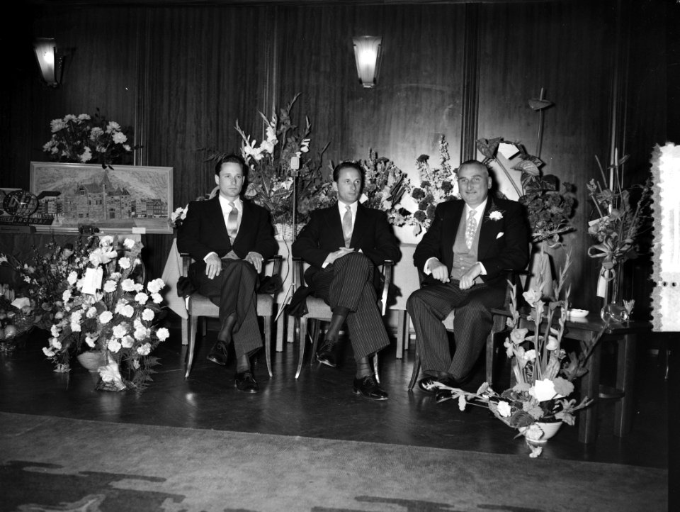 Honderdvijftig jarig bestaan fa. Dankmeyuer & Ronday Amsterdam. Receptie ICC, Bestanddeelnr 907-9193
