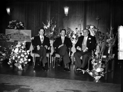 Honderdvijftig jarig bestaan fa. Dankmeyuer & Ronday Amsterdam. Receptie ICC, Bestanddeelnr 907-9193