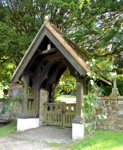 Holy Trinity Church, Guildford Road, Westcott (July 2013) (Lychgate)