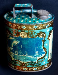 Holy water tin from Lourdes, foto 6