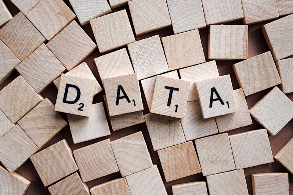 Information brown data brown letter