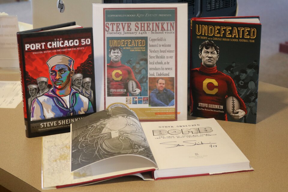 Books steve sheinkin jim thorpe