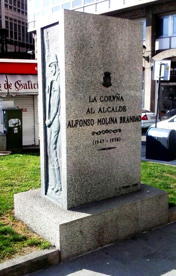 Homenaxe a Alfonso Molina porto da Coruña