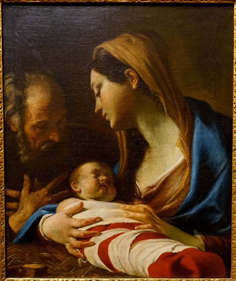 Holy Family by Mattia Preti, c. 1653, oil on canvas - Blanton Museum of Art - Austin, Texas - DSC07943