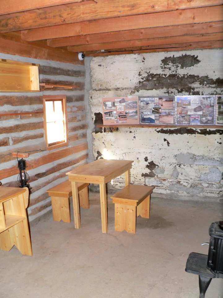 Home on the Range cabin interior SW corner 2