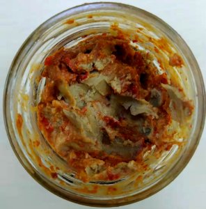Homemade fermented bean curd