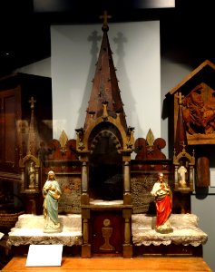 Home altar in Slovakian style, c. 1910 - Wisconsin Historical Museum - DSC03325