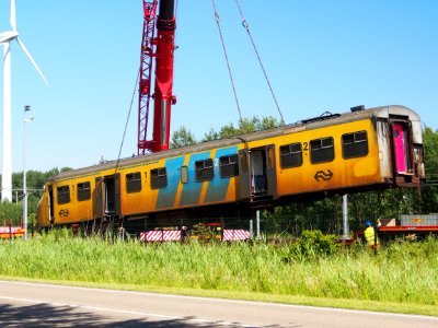 Hondekop loaded onto Volvo of Klomp International Transport Zwolle, pic3 photo