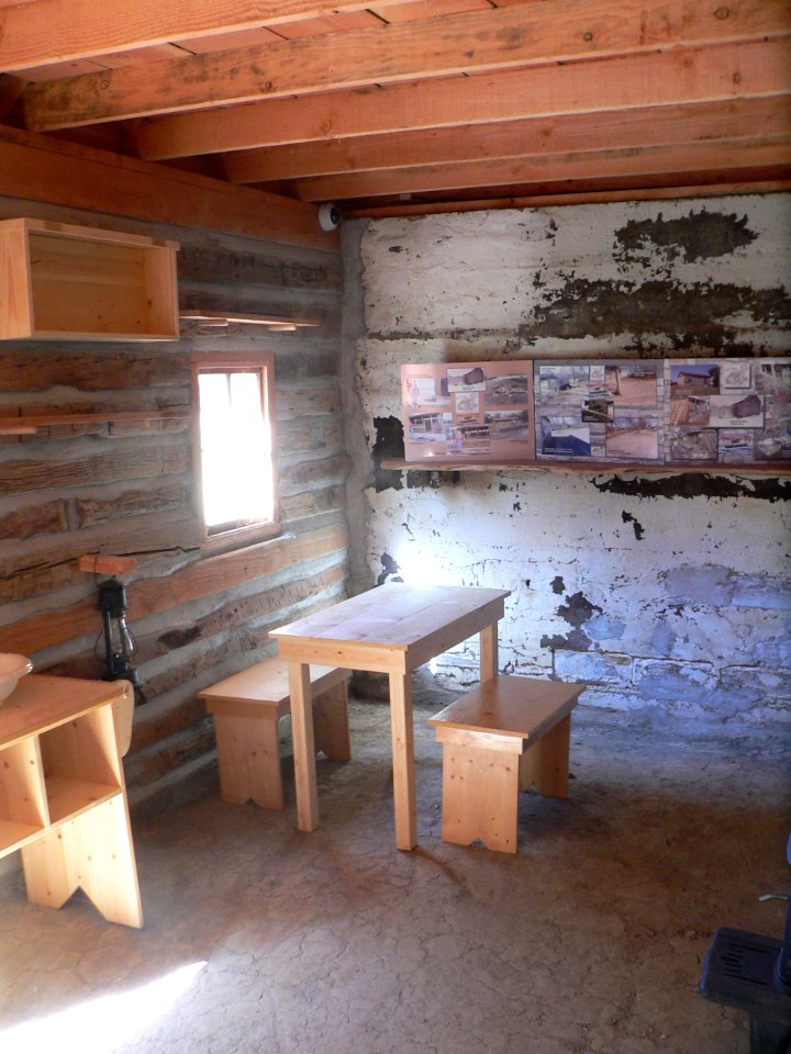 Home on the Range cabin interior SW corner 1