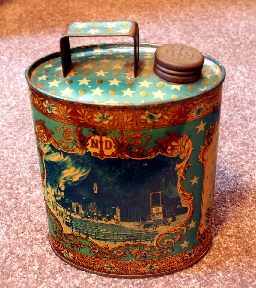Holy water tin from Lourdes, foto 3