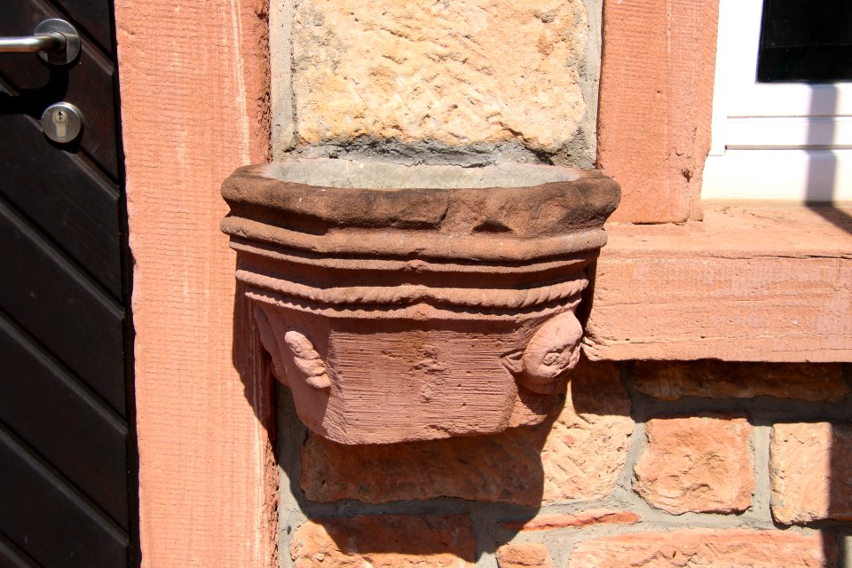 Holy water basin (monument) in Großostheim