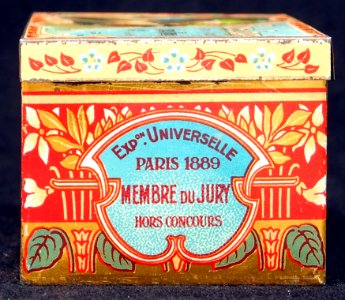 Home Soap tin, Savon des Familles, Gellé Frères, 6 Avenue de lOpera, Paris, photo3