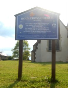 Holy Cross Church, Church Street, Binsted (NHLE Code 1302151) (May 2021) (Signboard)
