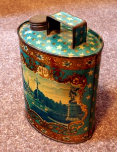 Holy water tin from Lourdes, foto 2