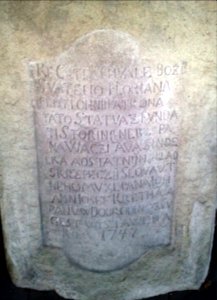 Holy Trinity Church (Valašské Meziříčí) text Florian