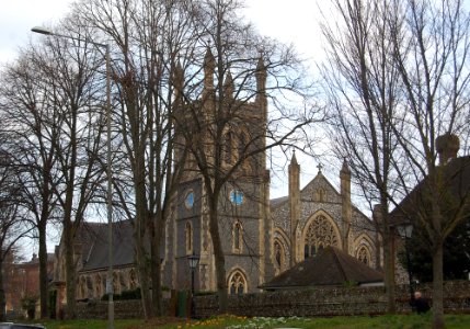 Holy Trinity Church, Trinity Trees, Eastbourne (NHLE Code 1043652) (February 2019) (2)