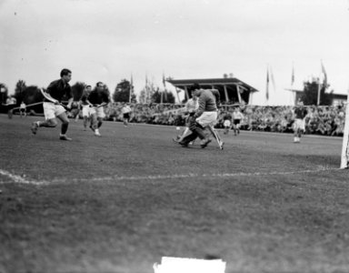 Hockeytoernooi Amstelveen. Frankrijk tegen Belgie 1-2, Bestanddeelnr 903-0563