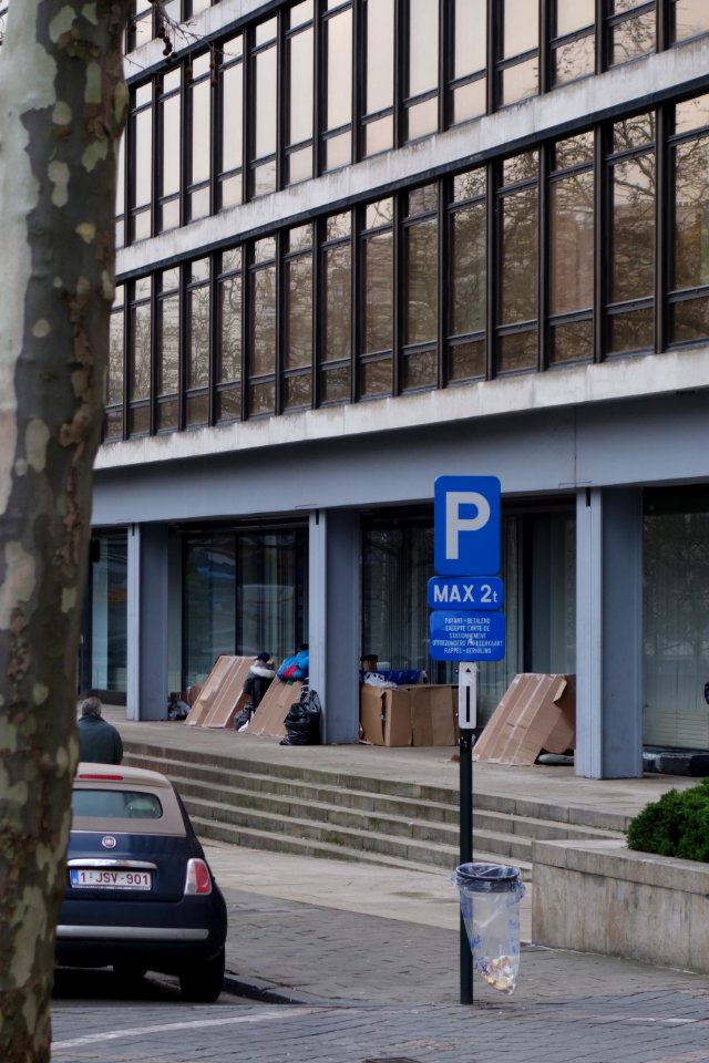 Homeless people of Belgium