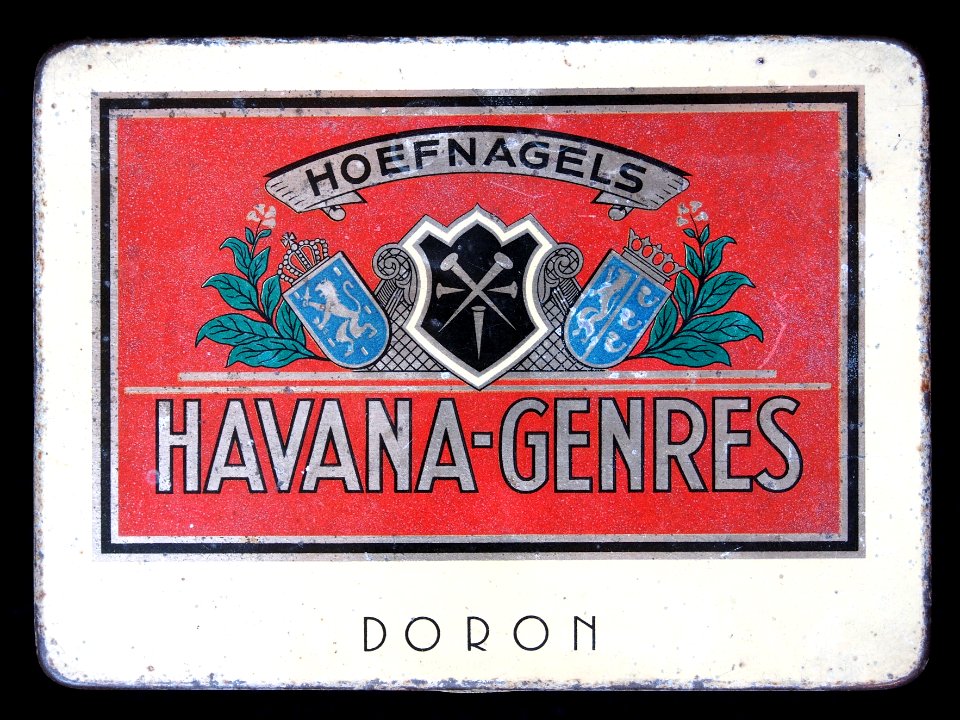Hoefnagels Havana-Genres sigarenblikje