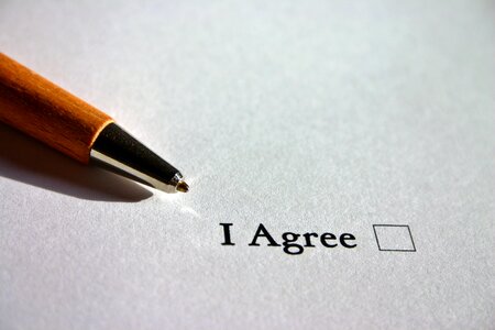 Contract agreement cross
