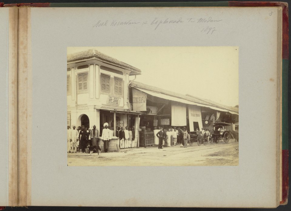 Hoek Kesawan en Esplanade te Medan, Bestanddeelnr 803 06