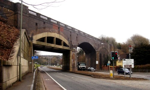 Hodshrove Viaduct, Lewes Road, Moulsecoomb (March 2009)