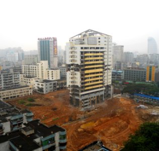 HNA Development Building (Haihang Development Building), shortly before demolition - 05