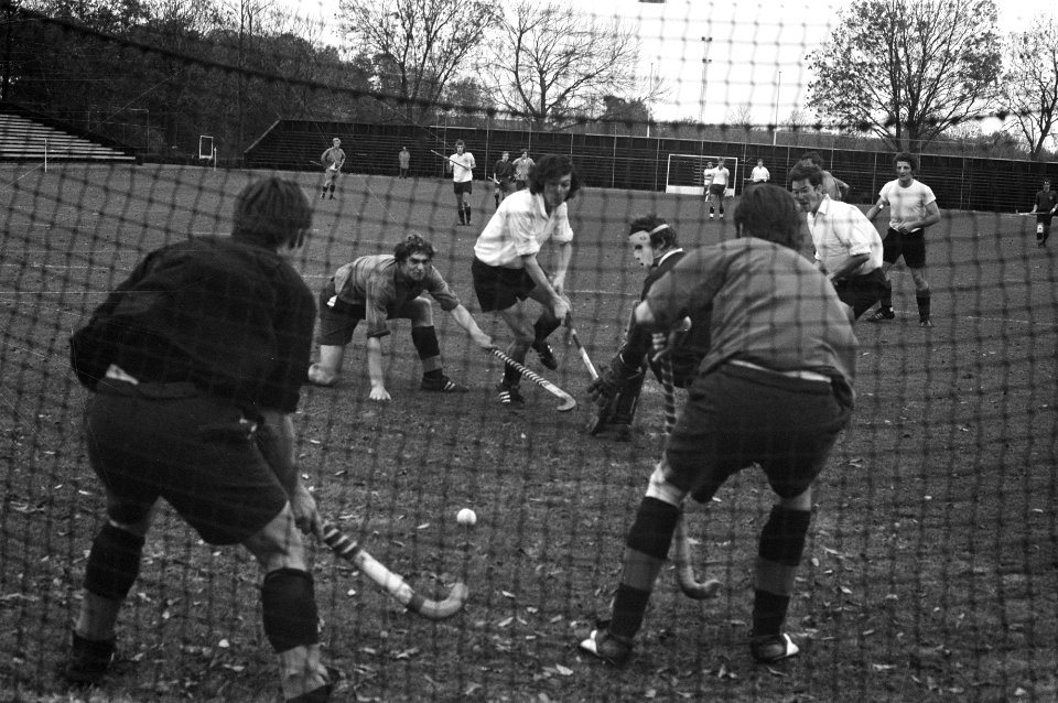 Hockey Amsterdam tegen HHIJC 0-0, actie, Bestanddeelnr 925-1162