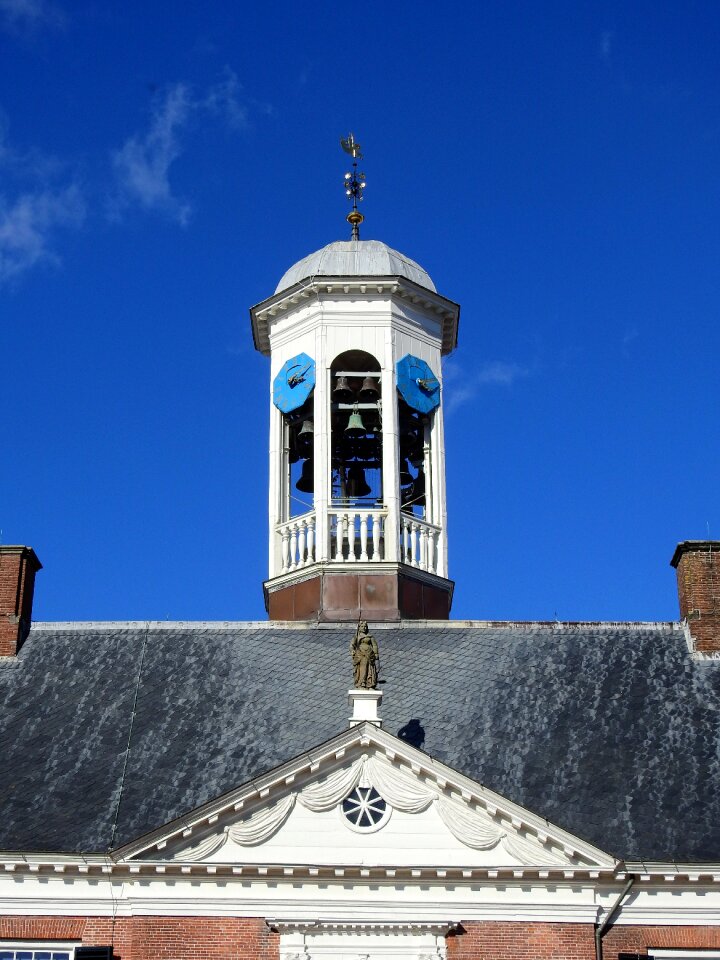 Clock church clock holland photo