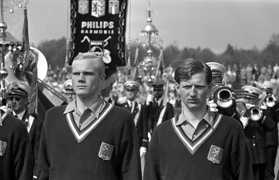 Hockey heren Nederland tegen Frankrijk te Eindhoven. Koppen spelers Nederlands e, Bestanddeelnr 921-2937