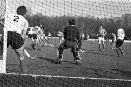 Hockey Nederland tegen Belgie 2-1, spelmoment, Bestanddeelnr 926-3290